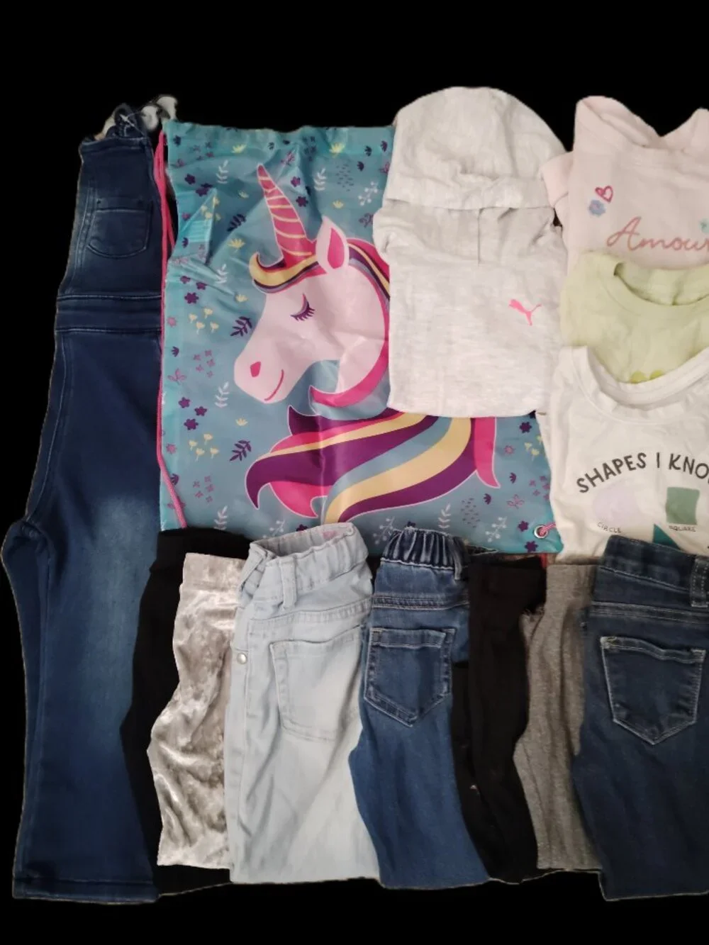HUGE LOT OF CLOTHES TOPS JEANS OUTFITS JANIE AND JACK DISNEY NIKE~GIRLS SIZE 3T